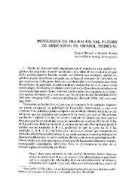 Privilegios de figuración del futuro de subjuntivo en español medieval