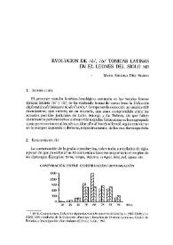 Evolución de /e/, /o/ tónicas latinas en el leonés del siglo XIII