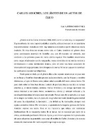Carlos Arniches, los límites de un autor de éxito