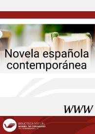 Novela española contemporánea