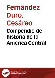 Compendio de historia de la América Central