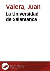 La Universidad de Salamanca [Audio]