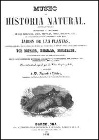 Museo de Historia Natural : descripción y costumbres de los mamíferos, aves, réptiles, peces, insectos, etc. ...