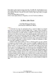 Un libro sobre Marte