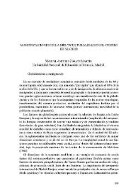 Manifestaciones de la multiculturalidad en el centro de Madrid