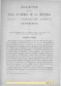 'Diario turolense de la primera mitad del siglo XVI', por D. Juan Sánchez Muñoz