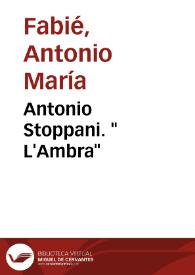 Antonio Stoppani. 