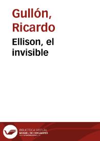 Ellison, el invisible