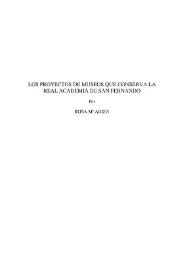 Los proyectos de museos que conserva la Real Academia de San Fernando