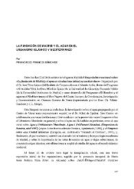Congreso de la Fundación de Madrid y el agua en el urbanismo islámico y mediterráneo