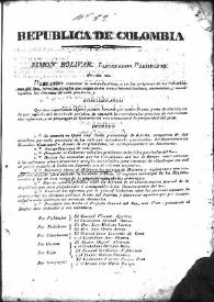 Decreto de 11 de abril de 1829-19º creando una Junta Provincial de Distrito en la que se ventilan las cuestiones del sur. Se crea la Junta Provincial de Quito