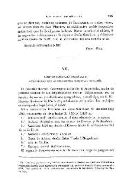 Cartas náuticas españolas adquiridas por la Biblioteca Nacional de París