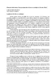 El mundo desde dentro. Una aproximación al discurso ontológico de Ferrater Mora