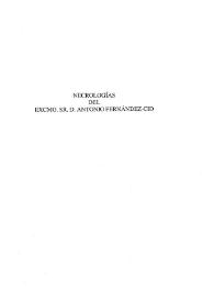 Necrologías del Excmo. Sr. D. Antonio Fernández-Cid