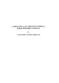 La Biblioteca del Ingeniero General Jorge Próspero Verboom