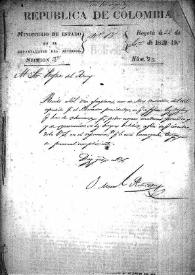 Decreto expedido por el Libertador, sobre las reglas que se han de observar para extraer maderas preciosas y de construcción de los bosques. (Guayaquil a 31 de julio de 1829)
