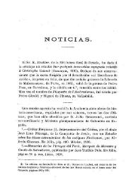 Noticias. Boletín de la Real Academia de la Historia, tomo 36 (abril 1900). Cuaderno IV