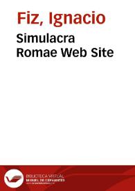 Simulacra Romae Web Site