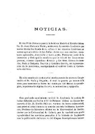 Noticias. Boletín de la Real Academia de la Historia, tomo 38 (marzo 1901). Cuaderno III