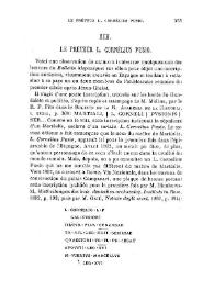 Le préteur L. Cornelius Pusio