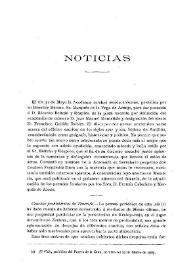 Noticias. Boletín de la Real Academia de la Historia, tomo 42 (junio 1903). Cuaderno VI