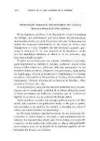 Principales mosaicos encontrados en Itálica