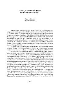 Traductores españoles de 'Le Méchant' de Gresset