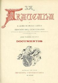 La Araucana : documentos