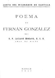 Poema de Fernán González