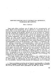 Repercusiones de la literatura memorial francesa en España