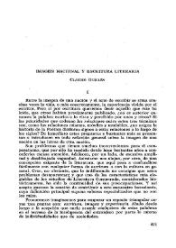 Imagen nacional y escritura literaria