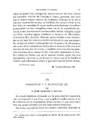 Napoleón I y Napoleón III, por D. José Bañares y Magán