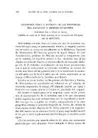 Geografía física y esférica de las provincias del Paraguay y misiones guaraníes, compuesta por D. Félix de Azara, capitán de navío de la Real Armada, en la Asunción del Paraguay. Año de MDCCXC