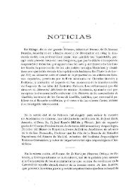 Noticias. Boletín de la Real Academia de la Historia, tomo 48 (marzo 1906). Cuaderno III