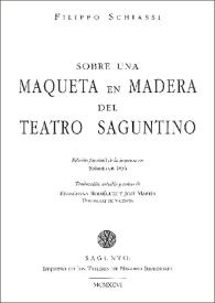 Sobre una maqueta en madera del teatro saguntino