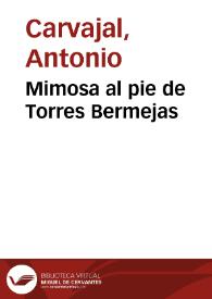 Mimosa al pie de Torres Bermejas