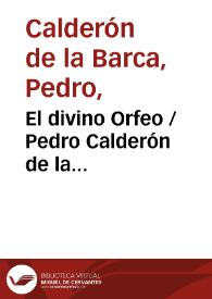 El divino Orfeo