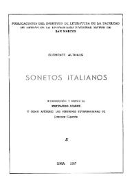 Sonetos italianos