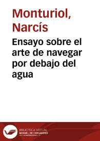 Ensayo sobre el arte de navegar por debajo del agua