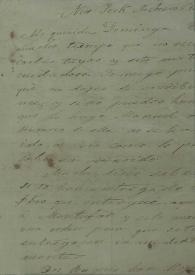 [Carta a Dominga Ortiz Páez, en New York a 6 de febrero de 1861]