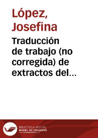 Traducción de trabajo (no corregida) de extractos del documento: Archival Moving Image Materials. A Cataloging Manual