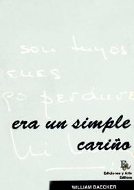 Era un simple cariño : poemas