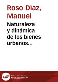 Naturaleza y dinámica de los bienes urbanos desamortizados en la provincia de Cáceres (1836-1900). Balance de los primeros resultados