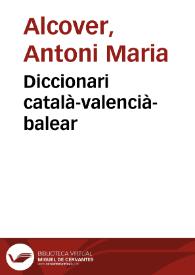 Diccionari català-valencià-balear