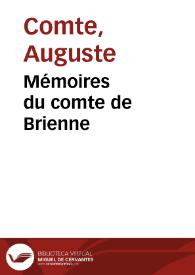 Mémoires du comte de Brienne