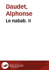 Le nabab. II