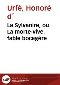 La Sylvanire, ou La morte-vive, fable bocagère