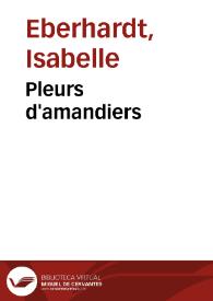 Pleurs d'amandiers