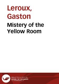 Mistery of the Yellow Room