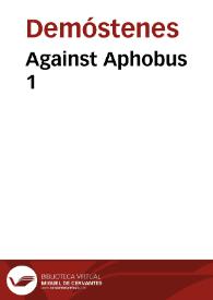 Against Aphobus 1